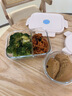 COOKSS玻璃饭盒上班族学生微波炉加热便当盒保鲜盒分隔餐盒保温袋套装 实拍图