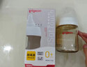 贝亲（Pigeon）【新生儿第一个奶瓶】玻璃奶瓶宽口径奶瓶80ml SS号奶嘴 0月+ 实拍图