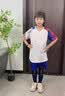 凯日虎2026新款儿童足球服套装定制男女童小学生速干训练比赛队服 8802-白宝蓝（男女同款） 4XS(身高100-120CM） 实拍图