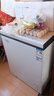 新飞141L单温家用冷柜一级冷藏冷冻两用卧式冰柜节能省电 宽幅变温小冰箱BC/BD-141HJ1EW 国家补贴 实拍图
