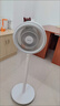 美的（Midea）【超级单品】七叶轻音立式电风扇家用柔风落地扇台式桌面小型风扇大风量节能摇头宿舍电扇 SAF30AB 实拍图