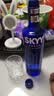 深蓝（SKYY）深蓝伏特加 SKYY VODKA 蓝天伏特加 原装进口洋酒烈酒基酒调酒 深蓝伏特加 750mL 1瓶 实拍图