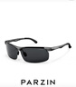帕森（PARZIN）铝镁偏光太阳镜男 时尚简约运动骑行眼镜 司机开车驾驶墨镜男 实拍图