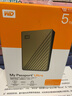 西部数据（WD）移动硬盘5TB type-c Ultra系列 2.5英寸 金 机械硬盘 笔记本电脑外接加密兼容Mac 大容量家庭存储 实拍图