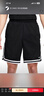 耐克（NIKE）男子夏季篮球无内衬短裤8英寸 透气速干高弹FN2652-010 黑 2XL 实拍图