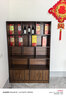 恩筱实木酒柜客厅靠墙柜子储物柜2026新款展示柜家用酒架置物架收纳柜 胡桃色120*30*180【送货上门】 实拍图