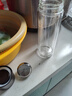 【京东物流配送】高硼硅双层玻璃杯大容量泡茶杯水杯子茶水分离杯 【双层加厚】茶杯350ml1只 实拍图