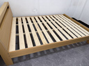 图柔【顺丰闪发】床实木床现代简约双人床主卧大床单人床出租床 单床【促销款】 1.5*2米 框架结构 实拍图