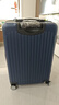 梵地亚行李箱男大容量24英寸万向轮拉杆箱航空旅行箱包密码箱女皮箱子蓝 实拍图