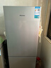 海信186L两门小冰箱二级能效直冷小户型租房宿舍家用电冰箱银色BCD-186S1RNKQD 实拍图