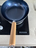 臻三环章丘铁锅炒锅手工锻打铁锅无涂层不易粘锅炒菜锅厨房好物一环轻音 古法烤蓝 26cm 实拍图