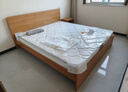 全友家居 北欧原木风板式床主卧室家用1.8米x2米现代简约双人大床婚床 实拍图