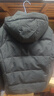雪中飞鹅绒羽绒服男士短款脱卸帽加厚保暖休闲商务秋冬外套男装170 实拍图