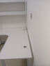 久丞家具转角电脑桌学生家用书桌双人书架一体组合桌卧室拐角L型电竞桌子 【书架款16mm桌面】白色左转角 140x120x74cm 实拍图