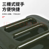 趣行 汽油桶 加厚便携油桶20升军绿扁桶带导油管汽车摩托车应急救援 实拍图