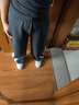 阿迪达斯（adidas）运动裤女时尚潮流宽松舒适黑色休闲裤 黑色 L 实拍图