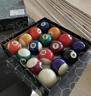 英辉（INVUI）台球子黑8中式台球桌球美式球花式十六彩大号桌球标准球57.2mm 实拍图