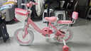 永久儿童自行车3-8岁小孩脚踏单车宝宝中大童女孩公主款童车 【升级-白胎】小猫粉+护具礼包 14寸 实拍图