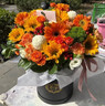 冉子花坊鲜花速递同城配送向日葵混搭抱抱桶玫瑰送爱人女友生日礼物真鲜花 抱抱桶混搭 实拍图