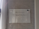 得力极简无框白板 可多块拼接擦写办公会议培训挂墙黑板家用磁性可移动大号写字板免打孔安装90*60cm 实拍图