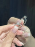 柯芙尼【赠GRA证书】挚爱莫桑钻戒指女时尚520情人节礼物送女友老婆 实拍图