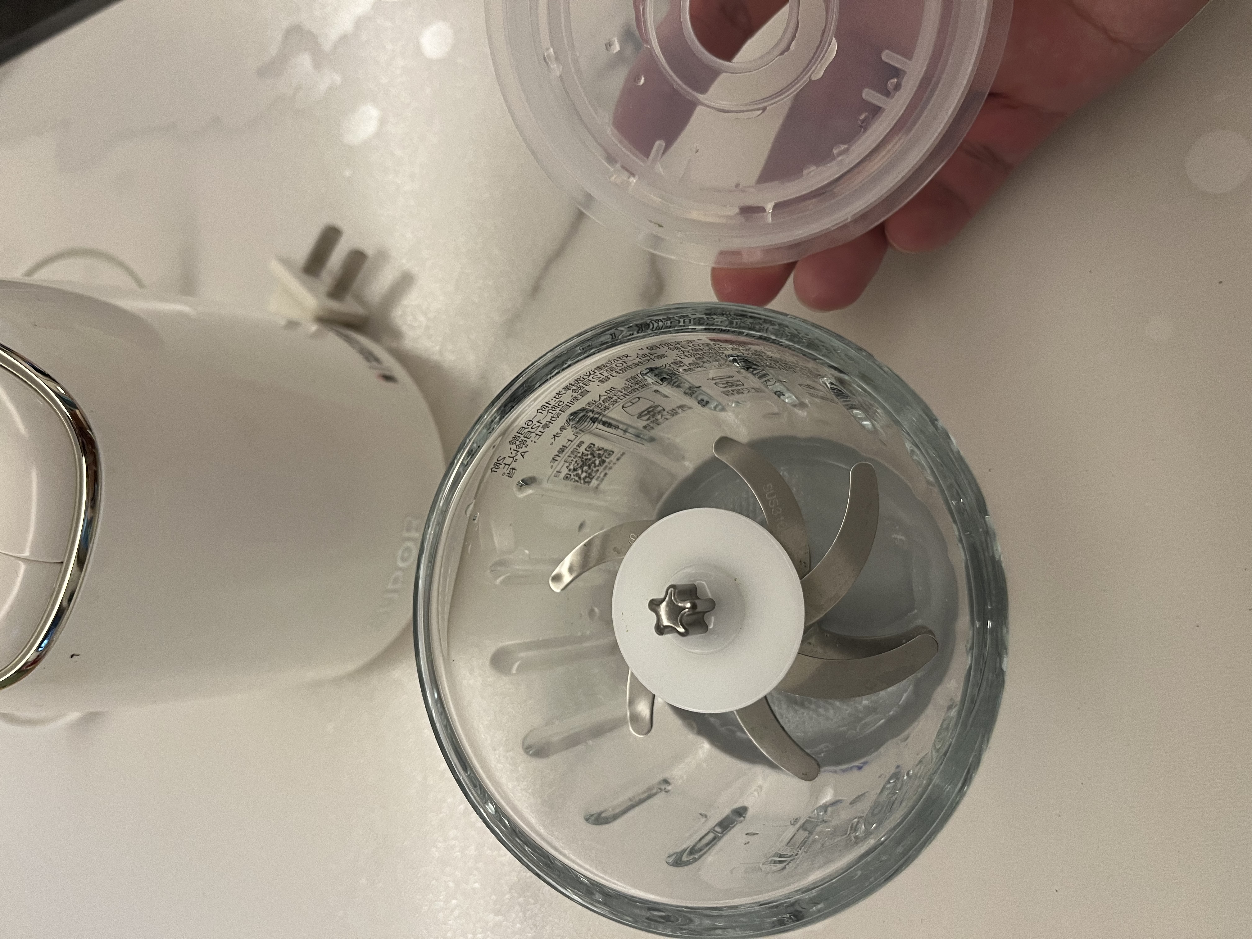 苏泊尔（SUPOR）辅食机分月龄婴儿辅食料理机食物研磨器米糊打泥机多功能搅打一体 【分月龄】升级抗菌单杯 8叶刀头 实拍图