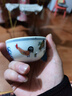 鸡缸杯大明成化斗彩仿古功夫茶杯茶具陶瓷釉上彩品茗杯主人单杯 大号鸡缸杯（单杯）110ml 实拍图