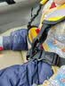 心楠儿童辅助背带坐垫简易安装便携式0-4-12岁婴幼儿宝宝全通用坐垫 增高款-波浪黄6个月-12岁 实拍图