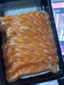 新疆三文鱼 新鲜中段 现切鱼片国产去皮切片精选400g 海鲜 顺丰，切片发货 200g 实拍图