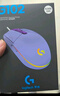 罗技（G）G102 有线游戏鼠标 淡紫色 RGB灯效 轻量化设计 吃鸡鼠标 赛博朋克 200-8000DPI 实拍图