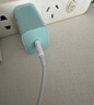 酷威猫苹果充电器30W快充适用iphone14充电线13promax数据线12plus充电头11/xr/xs手机ipad平板通用传输 薄荷绿 PD30W快充套装【头+2米线】 实拍图