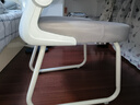 科润电脑椅办公椅学习椅人体工学椅学生椅护腰久坐舒服办公家用电竞椅 内置乳胶-白框灰+3D头枕-透气升降腰托-加粗弓脚 不可调节 可旋转可升降扶手 +8cm加厚坐垫 实拍图