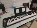 特伦斯电子琴88键成人儿童智能折叠钢琴X61A/V20手卷钢琴键盘乐器 61键折叠琴+琴包 实拍图