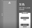 匹克瑜伽垫加厚加宽男女健身训练运动减震静隔音防滑垫儿童舞蹈垫灰色 实拍图
