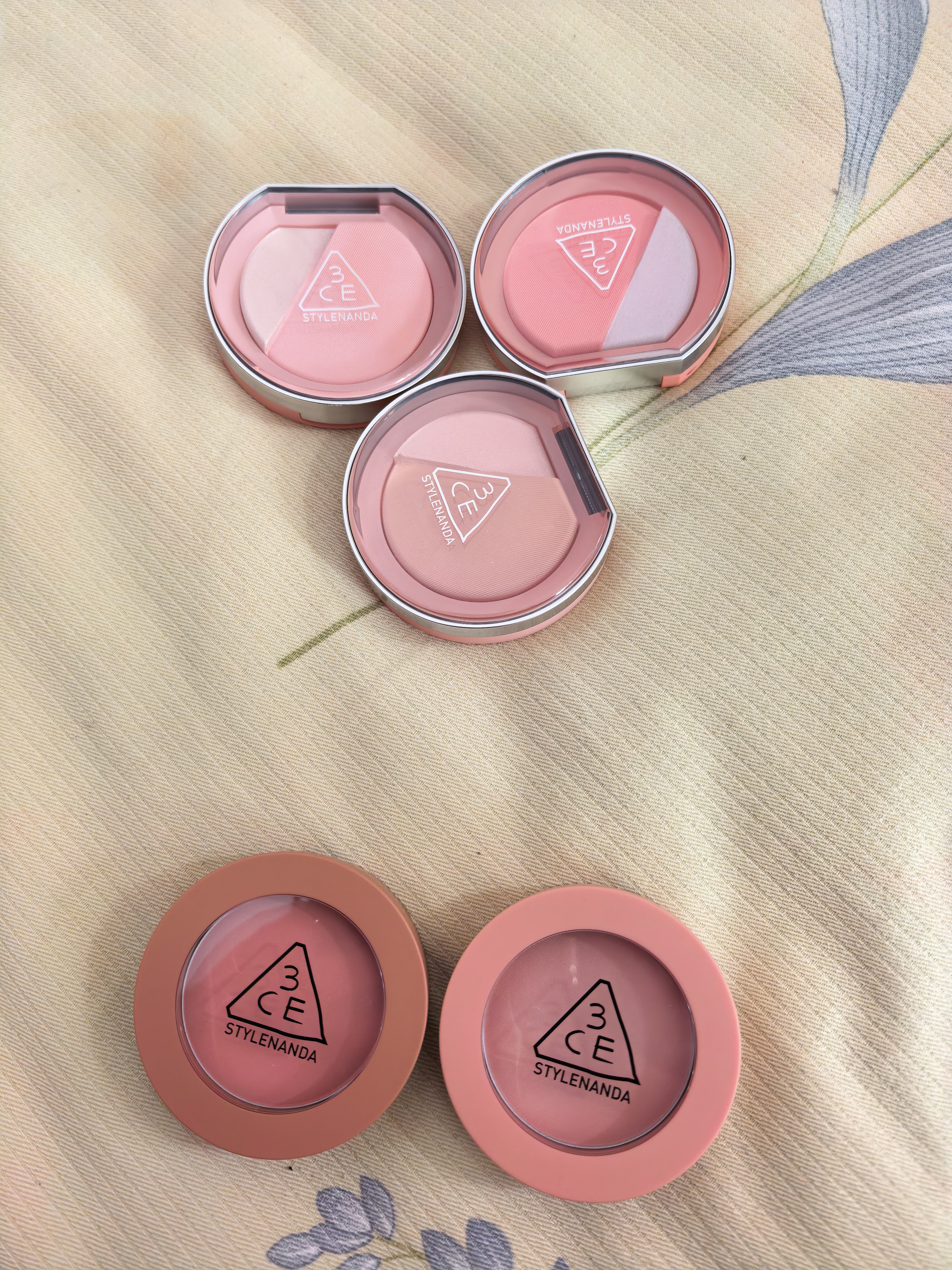 3ce高光腮红新品焕妆腮红盘自然不飞粉新手光哑光高光二合一修容 #LAZY TALK「半熟白桃」 实拍图
