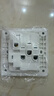 西门子（SIEMENS）开关插座 10A五孔带单控插座 暗装面板 致典雅白色5UB14243NC012P 实拍图