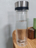富光双层玻璃杯 茶水分离泡茶杯 高硼硅水杯子办公车载男女士京东限定 实拍图