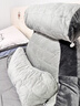 加大加厚缓解腰酸床头靠枕靠垫大靠背垫软包沙发床上护腰看书神器 AX17灰【四季款加厚+新升级双腰枕】 70cm*50cm*30cm 含枕芯 【重3.4斤小号】 实拍图