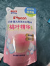 贝亲（Pigeon）婴儿洗发水沐浴露  洗发沐浴二合一 补充装桃叶精华 400ml IA228 实拍图