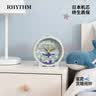丽声（RHYTHM）学生闹钟儿童卡通闹表可爱创意床头钟9.3cm海蓝CRE306NR03中秋节 实拍图