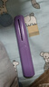 无线直发梳【戴森平替】负离子便携蓬松神器温控直卷两用男女通用内扣高颅顶不伤发便携礼物 紫色 30mm 【旗舰款】蓬松高颅顶+防烫设计 实拍图