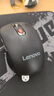联想（Lenovo） 无线蓝牙双模鼠标 便携办公鼠标 人体工程学设计 适用台式机一体机笔记本平板 Howard黑色 实拍图