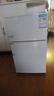 新飞（Frestec）小冰箱 冰箱小型双开门 迷你双门家用宿舍租房冷藏冷冻电冰箱节能省电 48L白【一级能效+租房神器】升级款 实拍图