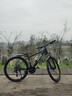 喜德盛（xds）山地自行车黑客350 X6铝合金车架21速变速机械碟刹 黑银15.5寸（适合身高150-165cm） 实拍图
