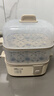 小熊（Bear）蒸蛋器 煮蛋器 家用多功能一体机 一键操作蒸鸡蛋羹神器 小型一人用 单双层一体机ZDQ-D12R3 实拍图