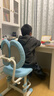 益威（EIEV）儿童学习椅可升降学生椅子儿童写字椅儿童小学生座椅电脑椅可调节 标准款-升降加固脚踏+9cm追背+手摇升降-蓝 实拍图