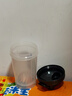 Blender Bottle蛋白粉摇摇杯运动水杯 大容量塑料杯带刻度健身便携搅拌男士女生 经典款V2透明黑600ml 实拍图