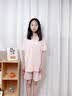 浪莎（LangSha）夏款莫代尔女童睡衣女孩空调服宝宝家居服荷叶套装 实拍图