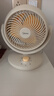 美的（Midea）【小型风扇】轻音台式桌面空气循环扇家用柔风电风扇宿舍办公迷你台扇落地扇空调伴侣 GAF18AD 实拍图