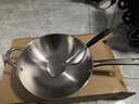 爱仕达（ASD）炒锅炒菜锅304不锈钢无涂层家用炒锅32cm燃气电磁炉通用TV1332 实拍图